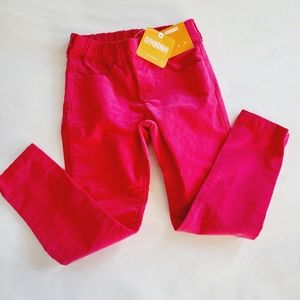 New Gymboree hot pink velvet size 4 pants